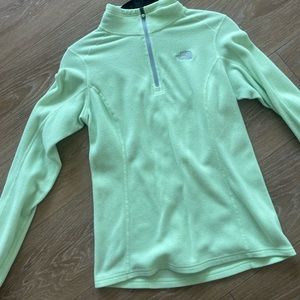 Women’s S Northface Yellow Quarter Zip